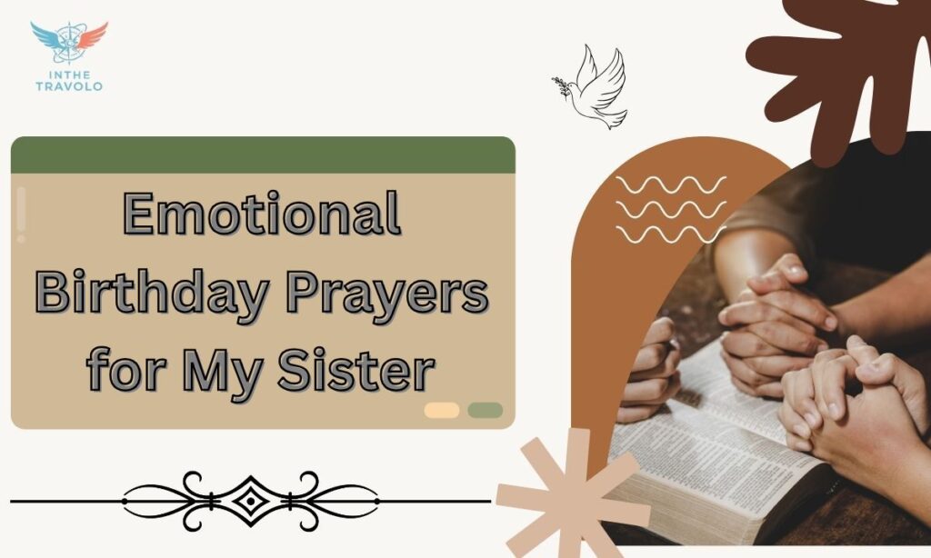 Emotional Birthday Prayers for My Sister