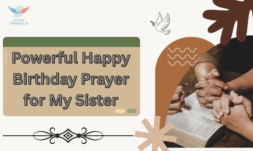 Powerful Happy Birthday Prayer for My Sister