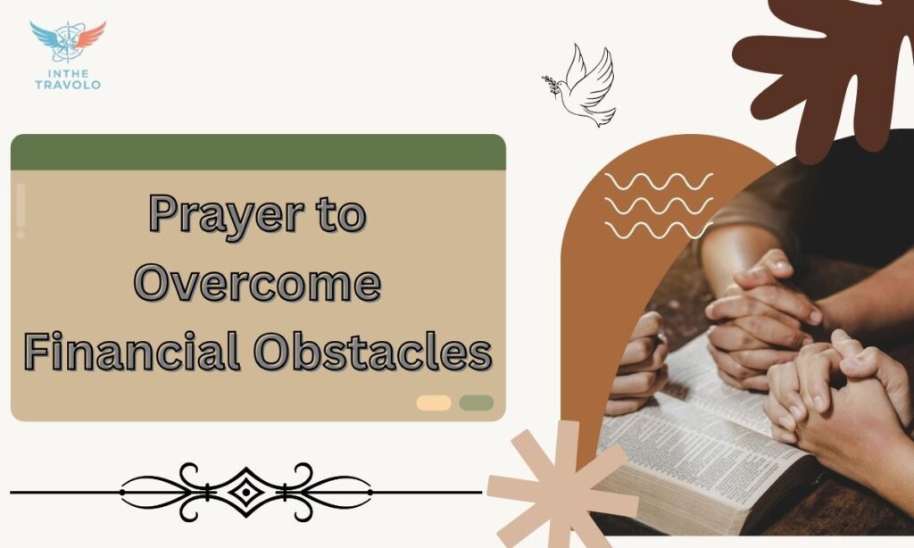 Prayer to Overcome Financial Obstacles