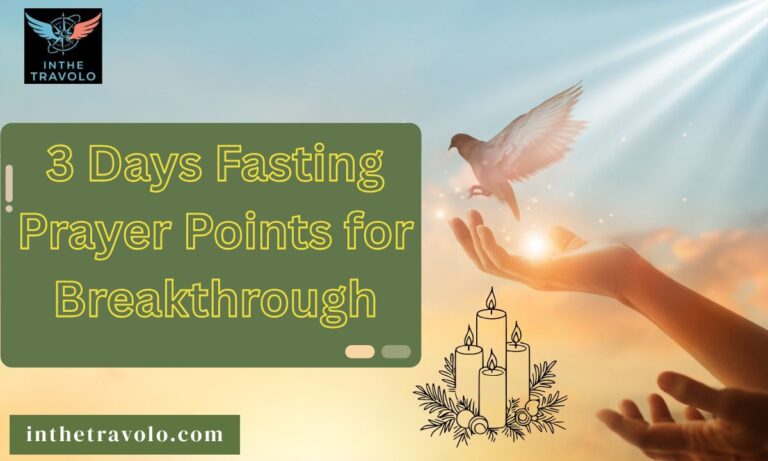 3 Days Fasting Prayer Points for Breakthrough