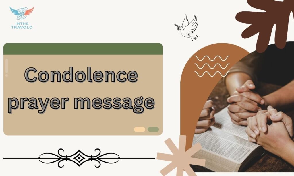 Condolence prayer message