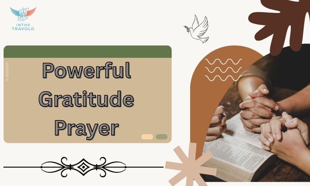 Powerful Gratitude Prayer