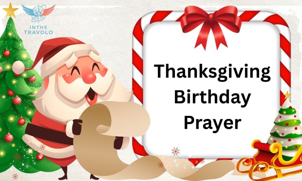 Thanksgiving Birthday Prayer