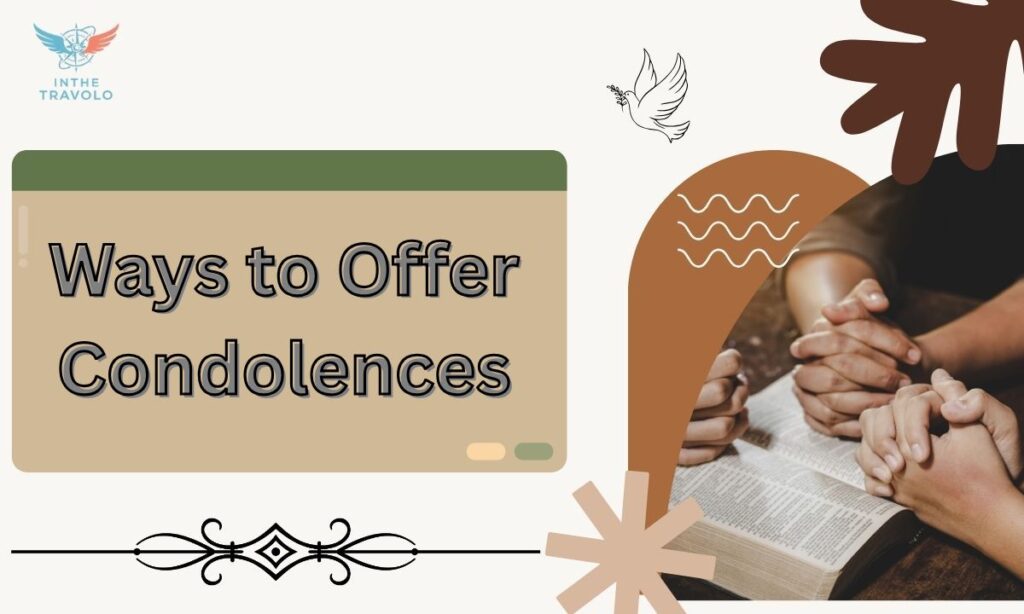 Ways to Offer Condolences